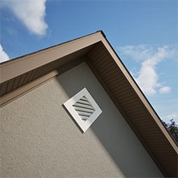 Ekena Millwork - GVPDI - TrueCraft Diamond PVC Gable Vent