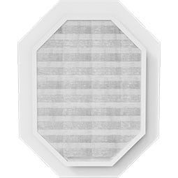 Ekena Millwork - GVPOV - Vertical Elongated Octagon PVC Gable Vent