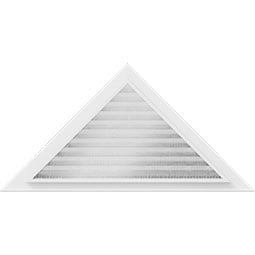 Ekena Millwork - GVPTR - TrueCraft Triangle PVC Gable Vent
