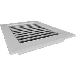 Ekena Millwork - GVPVE - TrueCraft Rectangle PVC Gable Vent