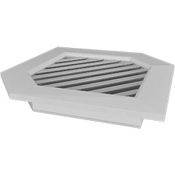 Ekena Millwork - GVPVP - TrueCraft Vertical Peaked PVC Gable Vent
