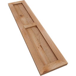 Ekena Millwork - RUSTIC-SHUTTER-FRAMED-BNB - TimberCraft Framed Board-n-Batten Shutters, Rough Sawn Western Red Cedar (Per Pair)