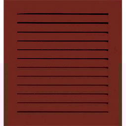 Atlantic Shutter Systems Custom - SAMPLEABA - 12"W x 12"H Atlantic Bahama Style Shutter Sample