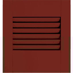 Atlantic Shutter Systems Custom - SAMPLEAMA - 12"x12" Atlantic Architectural Louver Style Shutter Sample