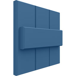 Ekena Millwork - SAMPLE-ECCBB - EnduraCore Composite Joined Board-n-Batten Shutters Sample
