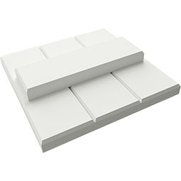 Ekena Millwork - SAMPLE-TFPBB - True Fit PVC Joined Board-n-Batten Shutters Sample