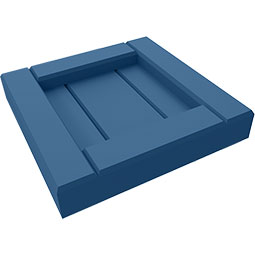 Ekena Millwork - SAMPLE-ECCBF - EnduraCore Composite Framed Board-n-Batten Shutters Sample