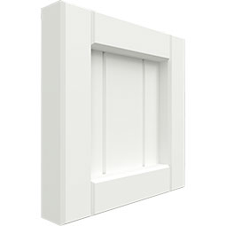 Ekena Millwork - SAMPLE-TFPBF - True Fit PVC Framed Board-n-Batten Shutters Sample