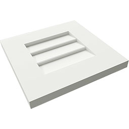 Ekena Millwork - SAMPLE-TFPLV - True Fit PVC Louver Shutters Sample