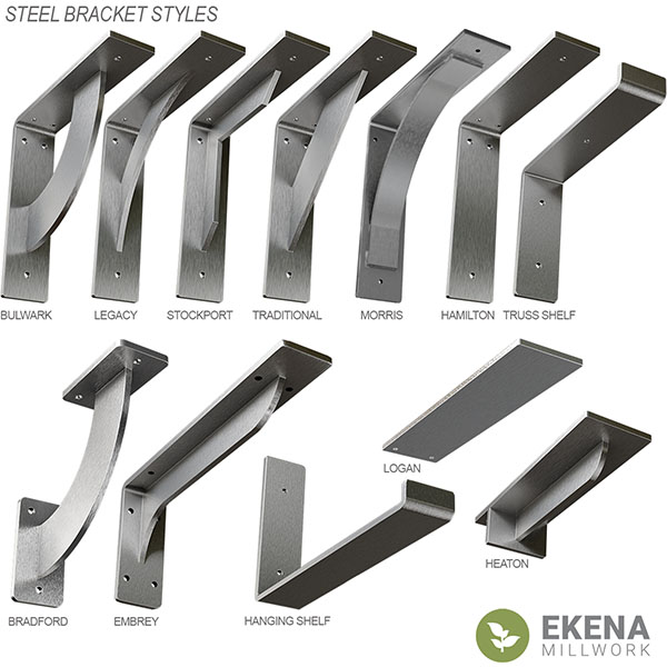 Ekena Millwork - BKTMEB - Embrey Steel Bracket
