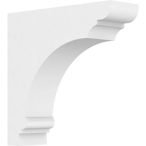 Ekena Millwork - BKTPHUG - Standard Hughes Architectural Grade PVC Corbel