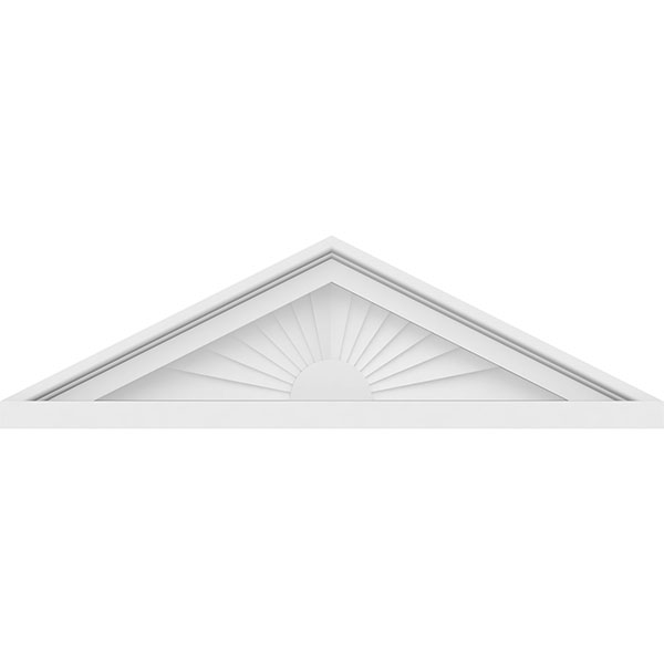 Ekena Millwork - PEDPSPKC00 - Peaked Cap Architectural Grade PVC Pediment