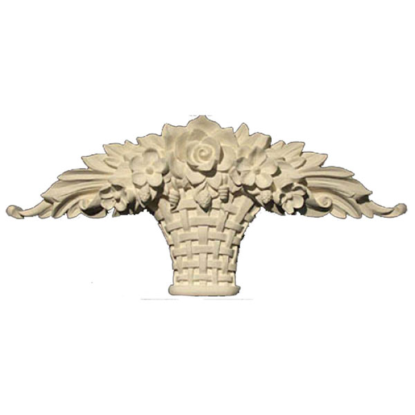 Pearlworks - KS-101B-XT - Approx. 24-1/4" x 9-1/4" x 4" Extended floral woven basket use with MLD-184. Not for use on arches.