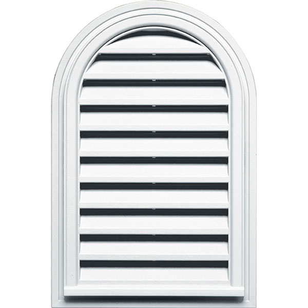 Mid-America - 00442232 - 22"W x 32"H Cathedral Gable Vent Louver, 70 Sq. Inch Vent Area
