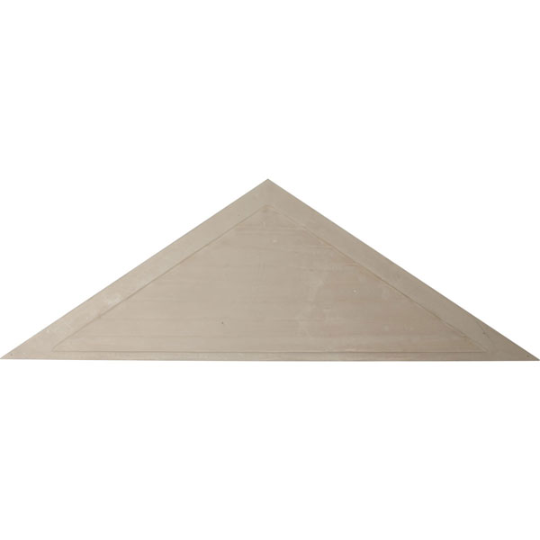 Ekena Millwork - GVTR65X21D - 65"W x 21 3/4"H x 1 1/4"P,  Pitch 8/12 Triangle Gable Vent, Non-Functional