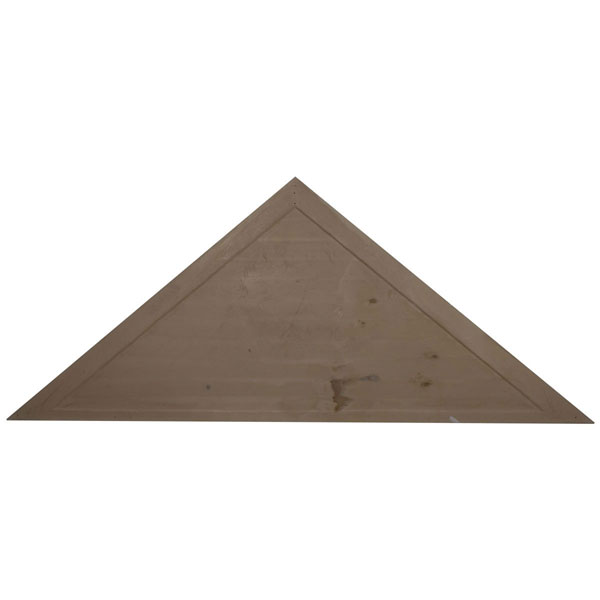 Ekena Millwork - GVTR65X27D - 65"W x 27"H x 1 1/4"P,  Pitch 10/12 Triangle Gable Vent, Non-Functional