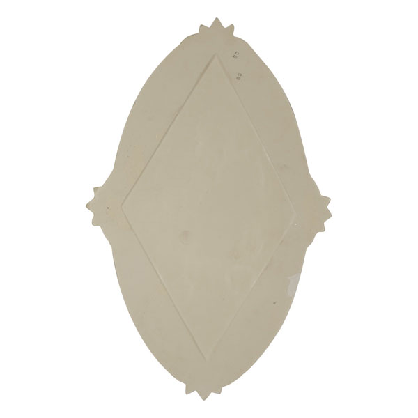 Ekena Millwork - CM26MR_P - 26 3/8"W x 17 1/4"H x 1 3/4"P Marcella Ceiling Medallion (Fits Canopies up to 3")