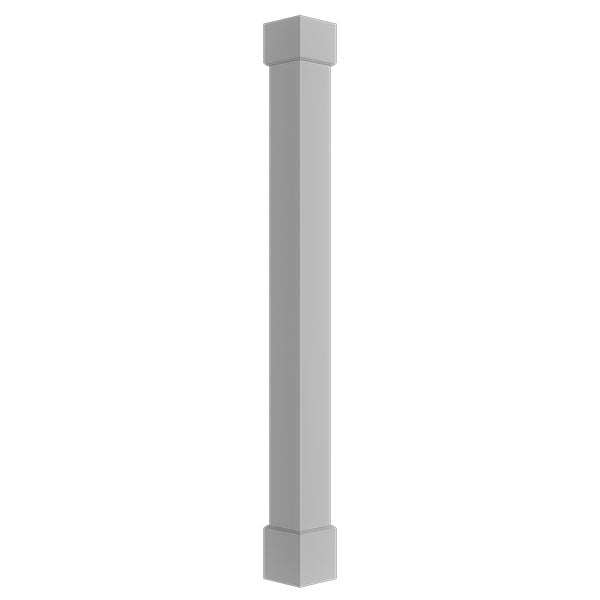 CW Ohio Inc. - Endura-Stone™ Pro Series Column, Square Shaft (FRP) Non-Tapered, Smooth Finish - Ready to be Painted