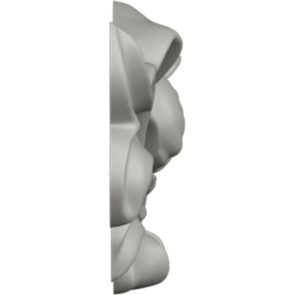 Ekena Millwork - ONL13X03X01VE - 13"W  x 3"H x  3/4"P Versailles Medium Ribbon with Bow Center Onlay