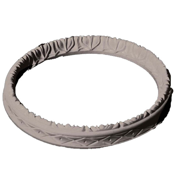 Pearlworks - RING-123C - Approx. 8-7/8" O.D x 7-1/8" I.D. x 1" Thick. Made to use with CEIL-123C escussion.
