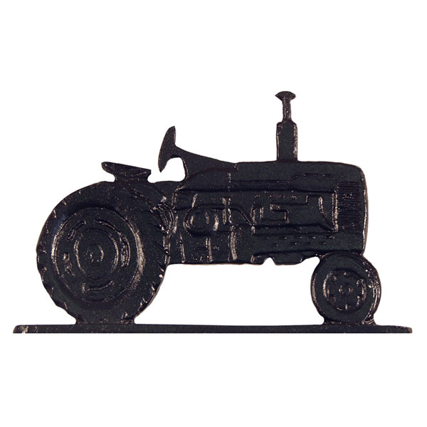 Whitehall Products LLC - WH65374 - 6"L x 8"H 30" Tractor Traditional Directions Weathervane, Garden Black