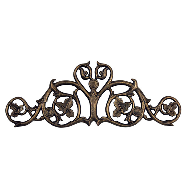 Whitehall Products LLC - WH00925 - 23"L x 8 1/4"H x 6 1/2"D Foliate Hose Holder, French Bronze
