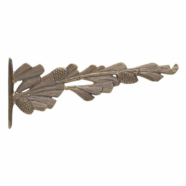Whitehall Products LLC - WH30256 - 16"Length Pinecone Nature Hook, French Bronze