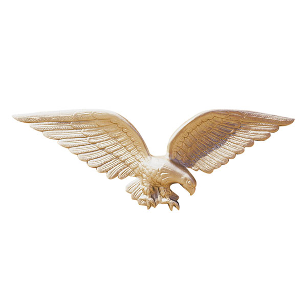 Whitehall Products LLC - WH00751 - 24"W x 8 1/2"H 24" Wall Eagle, Gold-Bronze