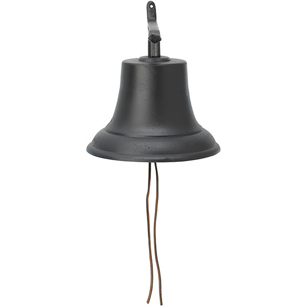 Whitehall Products LLC - WH00604 - 8" Diameter with 13" Bracket Large Country Bell, Black