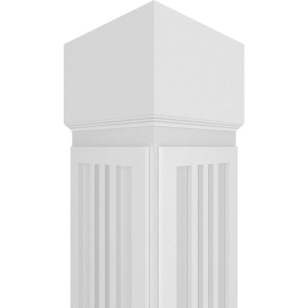 Ekena Millwork - CCENSMD - Craftsman Classic Square Non-Tapered San Miguel Mission Style Fretwork Column