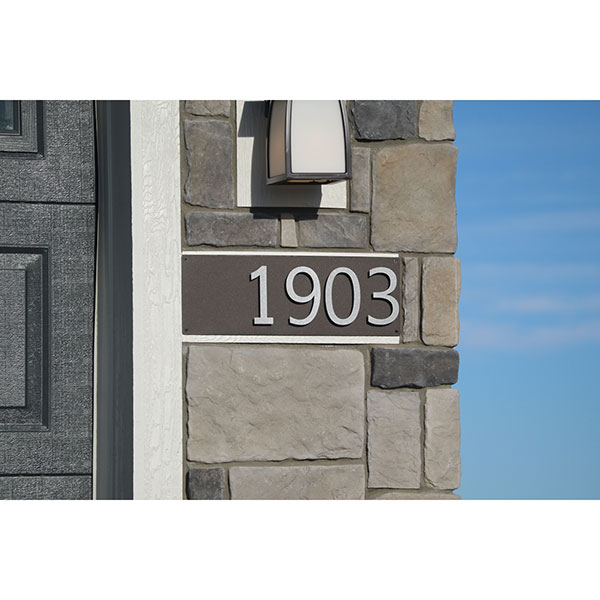 Goldberg Brothers, Inc. - GB6012B - Goldberg Horizontal House Number Sign
