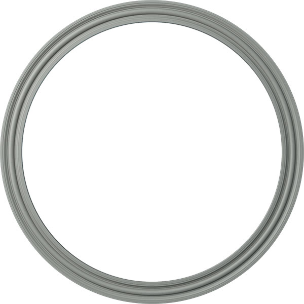 Ekena Millwork - CR67BR_P - 68"OD x 58"ID x 5"W x 1"P Bradford Ceiling Ring