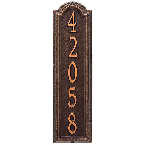 Whitehall Products LLC - WH1286 - 21"W x 5 3/4"H x 1 1/4"D Manchester One Line Wall Plaque