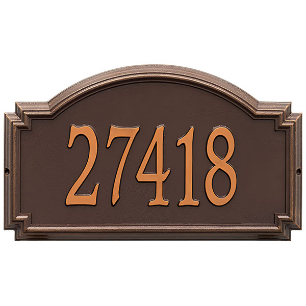 Whitehall Products LLC - WH1294 - 20 1/2"W x 12"H x 1 1/4"D Williamsburg One Line Wall Plaque