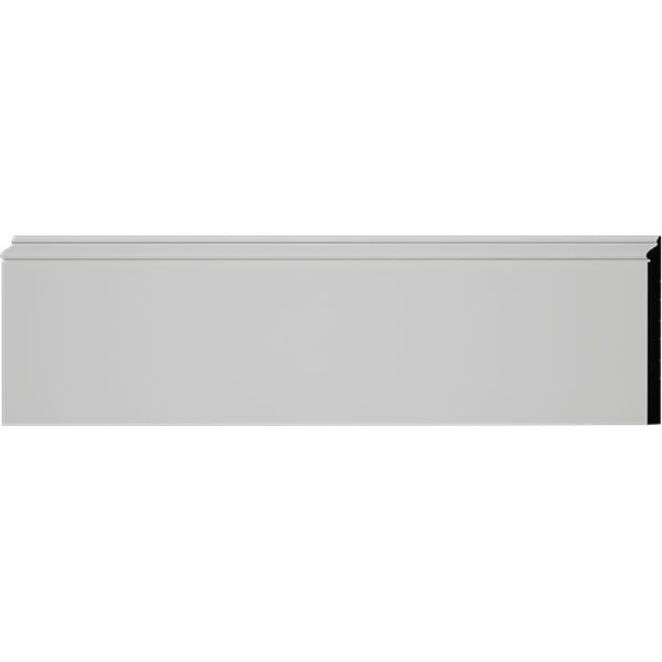 TruCraft - MLDP01X08BMWH - 8 1/2"H x 3/4"P x 96"L, TrueCraft PVC Combination Base Moulding, White