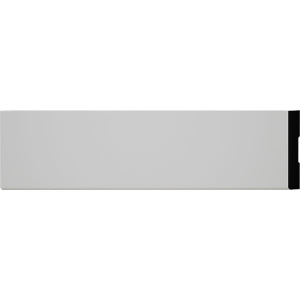 TruCraft - MLDP01X03E1EWH - 3 1/4"H x 1/2"P x 96"L, TrueCraft PVC E1E Baseboard Moulding, White