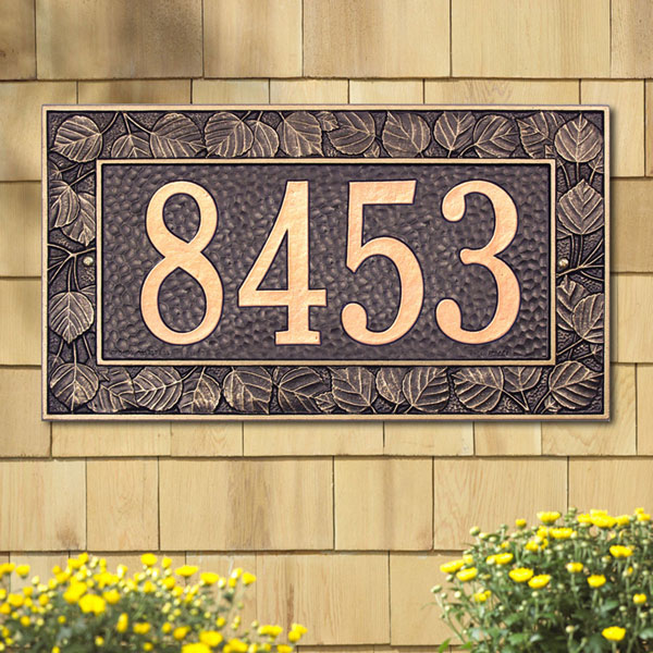 Whitehall Products LLC - WH1850 - 16"W x 9"H Aspen One Line Wall Plaque