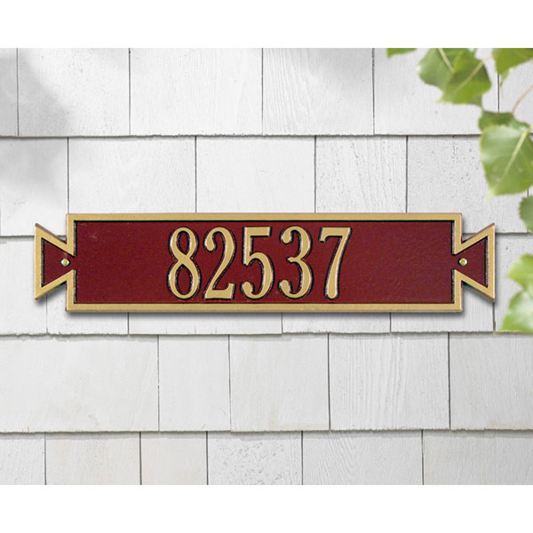 Whitehall Products LLC - WH3004 - 19"W x 4"H Exeter Horizontal One Line Wall Plaque