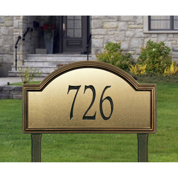 Whitehall Products LLC - WH5619 - 22 1/2"W x 12"H x 1 1/4"D Providence Artisan One Line Lawn Plaque