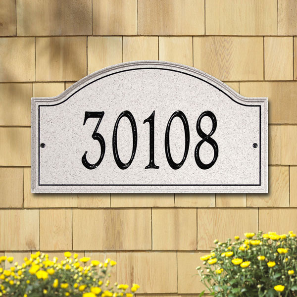 Whitehall Products LLC - WH5642 - 16"W x 9"H Boca Raton One Line Wall Plaque