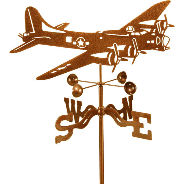 EZ Vane, Inc. - VSB17A - 18 1/2"L x 8 1/4"H Vintage Series B-17 Airplane Weathervane Kit