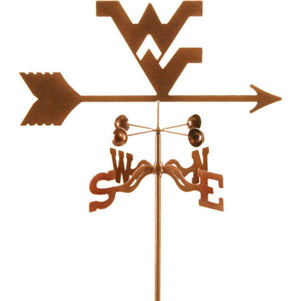 EZ Vane, Inc. - VSWVIR - 21"L x 8"H Vintage Series West Virginia Mountaineers Logo Weathervane Kit