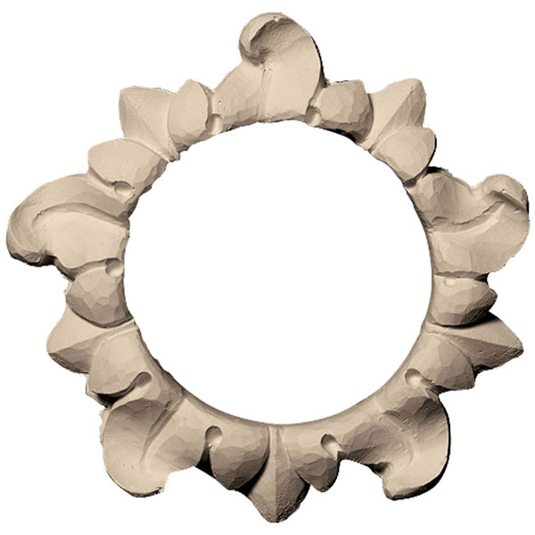 Pearlworks - RING-101 - Approx. 5-1/2" O.D. x 3-1/4" I.D. x  3/4 Carved flower lighting trim.