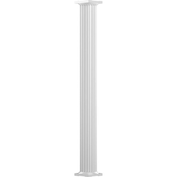 AFCO, Industries - ELROTU - Endura-Aluminum Round Non-Tapered Fluted Column w/ Capital & Base