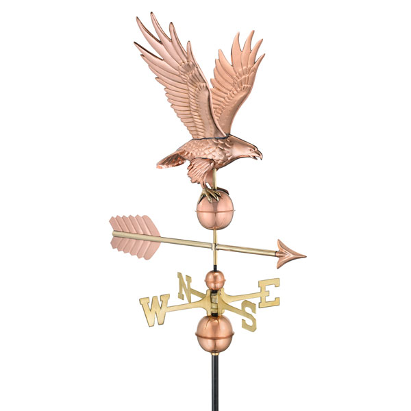 Good Directions - GD1970P - Freedom Eagle Weathervane - Pure Copper