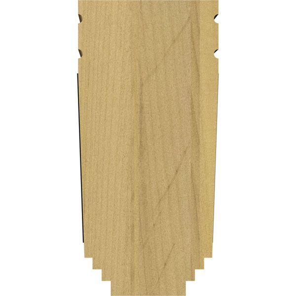 Ekena Millwork - CORWSJTR - San Juan Wood Corbel w/ IronCraft Traditional Inlay