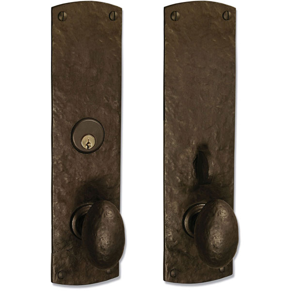 Coastal Bronze - 200-00-MR - Bronze Arch Style Mortise Door Hardware Set
