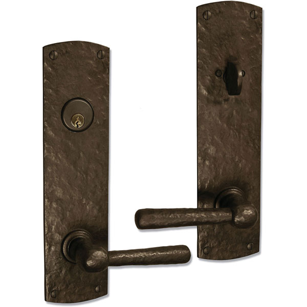 Coastal Bronze - 200-00-ES - 2 3/4"W x 11"H Bronze Arch Style Entry Door Hardware Set