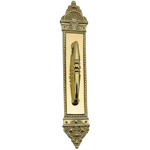Brass Accents - A04-P8601 - 3"W x 16 1/8"H L'Enfant Plate w/ 6" Center-to-Center Pull Handle