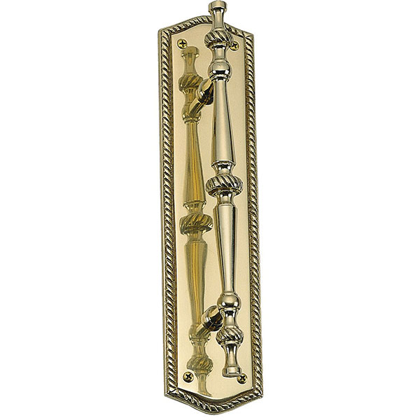 Brass Accents - A06-P0251 - 2 1/2"W x 10 1/2"H Trafalgar Plate w/ 6" Center-to-Center Pull Handle